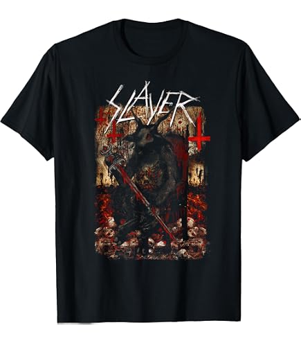 Amazon.com: Slayer God Hates Us All Cross T-Shirt : Clothing